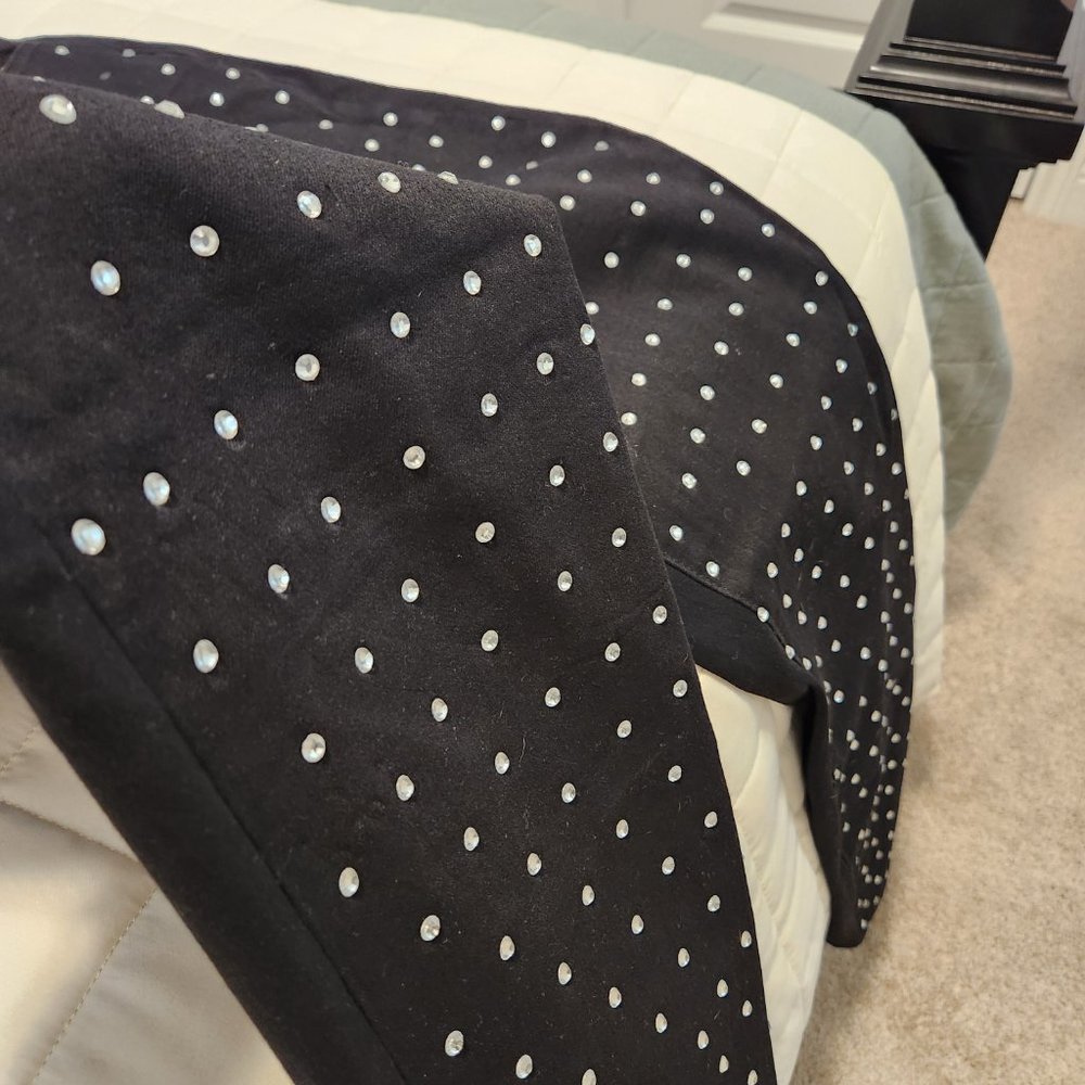 High Rise Rhinestone Jeans - Picture 5 of 10